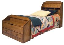 kids bed with shelf (unisex) JACKSON CREEK : 302-920 LEA INDUSTRIES