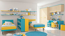 kids bed with casters (boys) GOLF: 221 Colombini