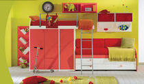 kids bunk bed with storage cabinets (girls) MOSAIKO KIDS Faer Ambienti
