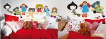 kids detachable vinyl wall sticker (girls) COUS COUS MY DOLS Vavex 1990