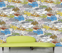 kids pattern wallpaper (boys) CAR WRECK by Studio Job Domestic