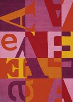 kids rug (girls) YOUNG : ALPHABET SIRECOM