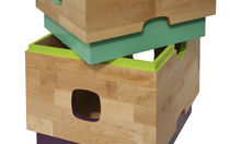 kids storage box (finish in natural oil) ALERCE  NONAH
