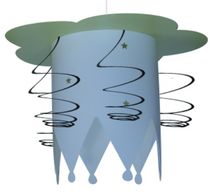 kids suspended lamp (boys) SUSPENSION VERT-ANIS-CHOCOLAT CASSENOISETTE