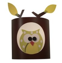 kids suspended lamp (unisex) HIBOU TR&Egrave;S CHOUETTE CASSENOISETTE