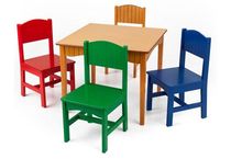 kids table and chairs set (unisex) NANTUCKET COLOURS KidKraft