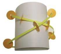 kids wall light (unisex) Z&Eacute;BULON BLANC CASSENOISETTE