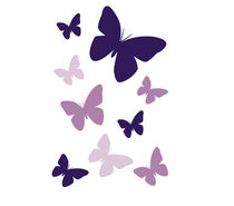 kids wall sticker (girls) BUTTERFLY FLEXA