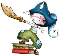 kids wall sticker (boys: pirate) Pirate 3 ACTE DECO