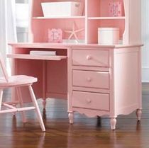 kids writing desk with shelf (girls) SEASIDE DREAMS : 890-345 LEA INDUSTRIES