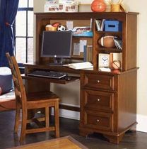 kids writing desk with shelf (unisex) DEER RUN : 625-345 LEA INDUSTRIES