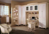 kids writing desk with shelf (girls) ELENA Forni Mobili