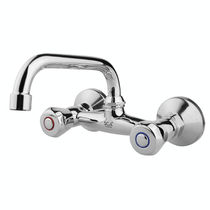 kitchen double handle mixer tap ACEM: BS-041 SCA FAUCET COMPANY