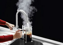 kitchen single handle mixer tap with circuit for purified water MINERVA 3 IN 1: KETTLE TAP FRANKE