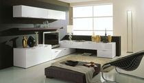 contemporary lacquered TV wall unit LINEA NAVA