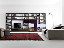 contemporary lacquered TV wall unit MODULO : 107 Doc Mobili