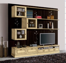 lacquered wood traditional TV wall unit FIRENZE : 922 VACCARI CAV. GIOVANNI