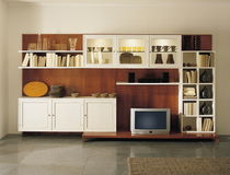 lacquered wood traditional TV wall unit CONTEMPORANEA ART. LC 11 VISENTIN GIUSEPPE