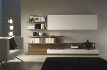 contemporary lacquered wood TV wall unit EVOLUZIONE NEXT ART. E/19 VISENTIN GIUSEPPE