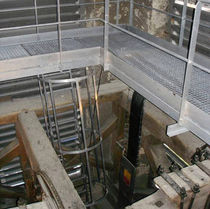 ladder with safety cage  Volx