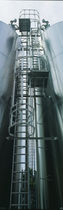 ladder with safety cage  AJUVA SAFETY 