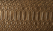 leather wall tile: animal print RATTLESNAKE : ANTIQUE BRONZE Corporion
