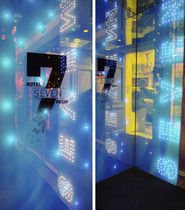 LED intergated laminated glass panel (for joinery) INOVA LEDS Miroiterie RIGHETTI
