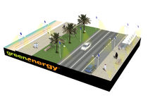 LED solar lamp post SOLAR LAMP SOUTHERN MEDITERRANEAN RGM SPA
