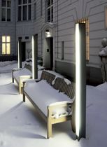 light column for public spaces STEHLEUCHTE by Mawa Design MAWA DESIGN