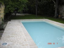 limestone paving tile for exterior floors NOIRLAC ATELIER NAFFRE