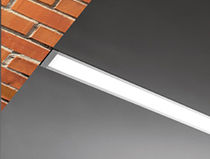 linear recessed LED ceiling luminaire LIGHT RUNNER LED CONCRETE R TRE CI LUCE