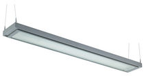 linear suspended fluorescent luminaire LINEAR LIGHT4: SOLO ETCHED  Hacel Lighting