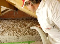 loose-fill cellulose wadding for thermal and acoustic insulation  THERMOFLOC