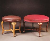 Louis XV classic style upholstered bench 872-R & 872-RL William Switzer