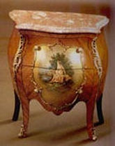 Louis XVI classic style bed-side table ART.313/P C.M.T.