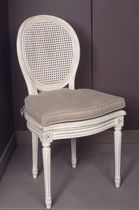Louis XVI classic style medallion chair  JCB INT&Eacute;RIEURS