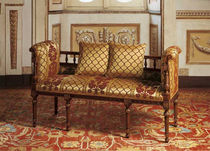 Louis XVI classic style upholstered bench LOUIS XVI SANVITO F.LLI