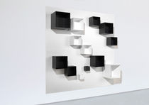 magnetically fixed modular shelf in metal  MAGNETIC SPIRIT