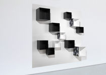 magnetically fixed modular shelf in metal SKINS  MAGNETIC SPIRIT