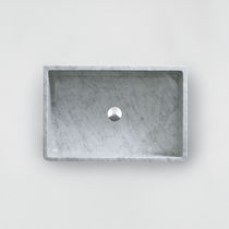 marble counter top washbasin CARRARA - CER730 by Benedini Associati AGAPE