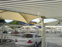 membrane-cable tensile structure (for parking) PTFE Covering Tenso One Design
