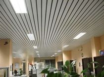 metal ceiling strip LC OPEN GAP - LS OPEN RIBBED  METALSCREEN