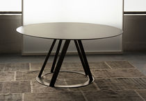 metal contemporary round table BIG IRONY ROUND TABLE ZEUS