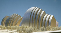 metal facade cladding: stainless steel THE KAUFFMAN PERFORMING ARTS CENTER Zahner