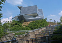 metal facade cladding: zinc HUNTER MUSEUM Zahner