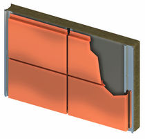 metal facade cladding: zinc cassette LINEAR 1  Euroclad Ltd