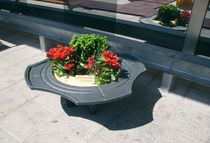 metal planter for public spaces BLASON  VIMALTO