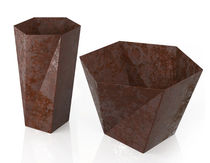 metal planter for public spaces FIVE LAB23