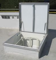 metal smoke roof-hatch MCR PROLIGHT Mercor