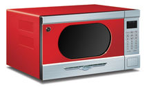 microwave oven CANDY RED  Elmira Stove Works